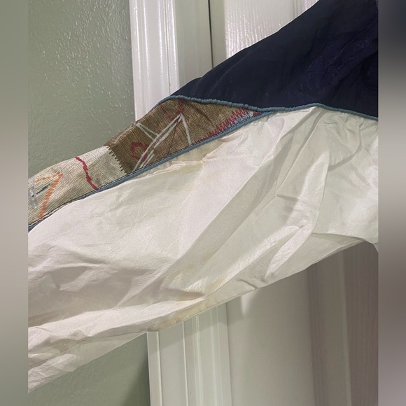 East West Track Jacket Womens Large Colorful Windbreaker 80s 90s Retro Vintage - Picture 9 of 11